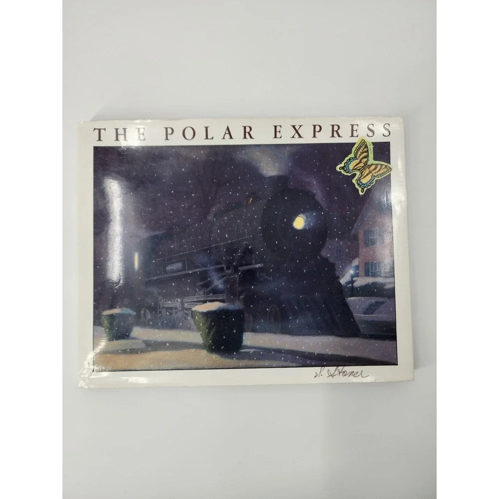The Polar Express Chris Van Allsburg Hardcover 1985 Christmas Childrens BookISBN